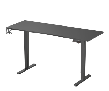 Biurko gamingowe SILVER MONKEY Biurko elektryczne ED-160 black